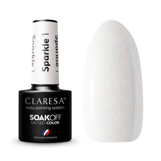 Claresa Soak Off UV/LED Sparkle lakier hybrydowy 1 5g
