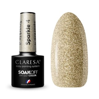 Claresa Soak Off UV/LED Sparkle lakier hybrydowy 4 5g