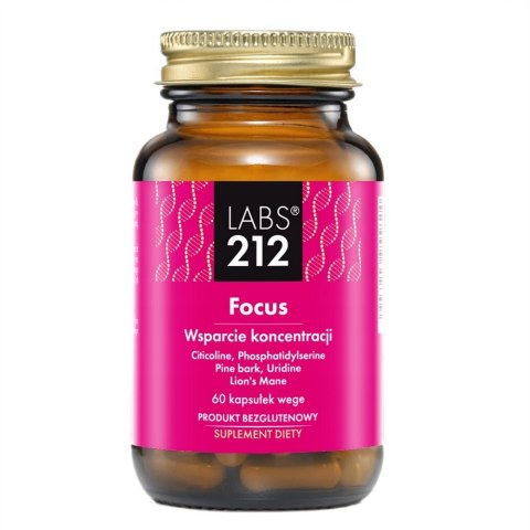 LABS212 Focus suplement diety 60 kapsułek