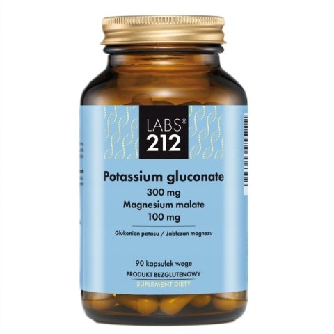 LABS212 Potassium gluconate suplement diety 90 kapsułek