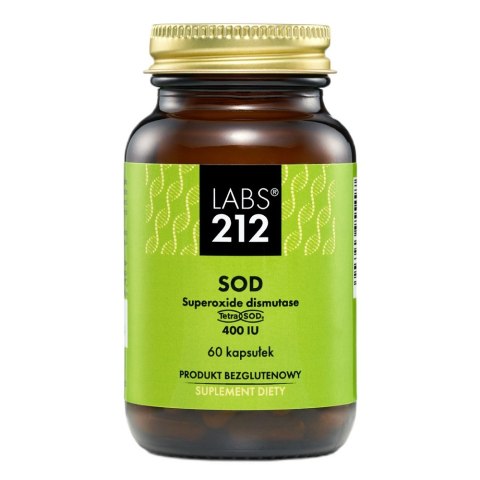 LABS212 SOD superoxide dismutase Tetra-SOD suplement diety 60 kapsułek