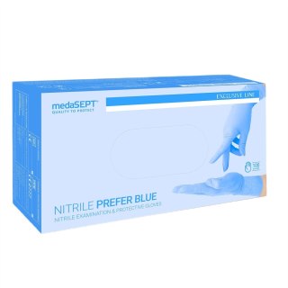 Medasept Nitrile Prefer nitrylowe rękawice bezpudrowe M 100szt