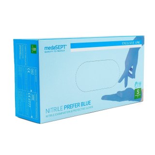 Medasept Nitrile Prefer nitrylowe rękawice bezpudrowe S 100szt