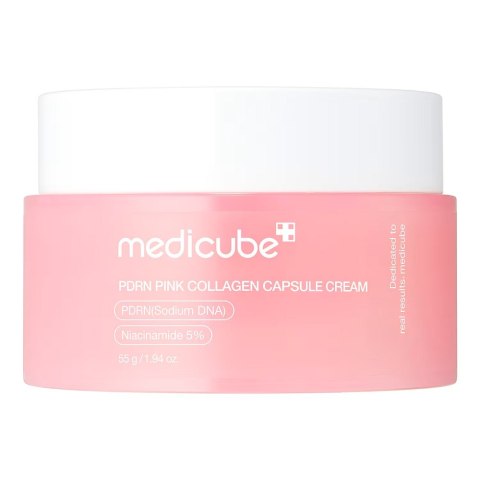 Medicube PDRN Pink Collagen Capsule Cream nawilżający krem kapsułkowy do twarzy 55g