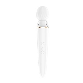 Satisfyer Double Wand-er wibrator różdżka Biała
