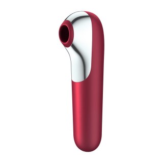 Satisfyer Dual Love wibrator ssący Red