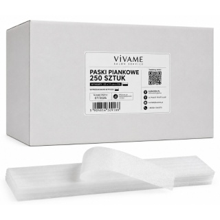 ViVAME Paski piankowe do farbowania włosów 250szt. 33x11cm
