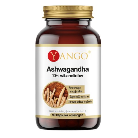 Yango Ashwagandha 10% witanolidów suplement diety 90 kapsułek