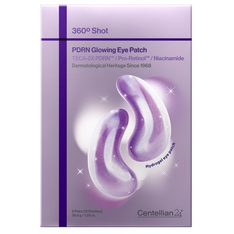 Centellian24 360° Shot PDRN Glowing Eye Patch rozświetlające płatki pod oczy 6 par