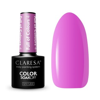 Claresa Color Soak Off UV/LED Full of Colours lakier hybrydowy 4 5g