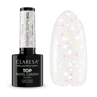 Claresa Top Pastel Garden No Wipe top hybrydowy bez przemywania 5g
