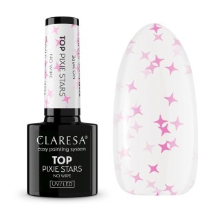 Claresa Top Pixie Stars No Wipe top hybrydowy bez przemywania 5g