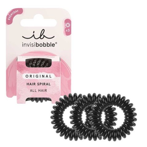 Invisibobble Original Everyday gumka do włosów spiralna True Black 3szt.