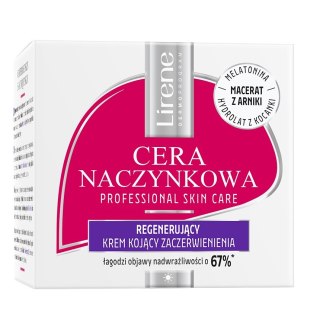 Lirene Cera Naczynkowa regenerujący krem kojący zaczerwienienia na noc 50ml