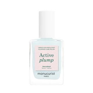 Manucurist Active Plump lakier do paznokci z kolagenem Aqua Glazed 15ml