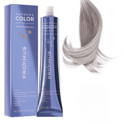 Proximus farba Supreme Color 9.12 Bardzo Jasny Popielato Fioletowy Blond