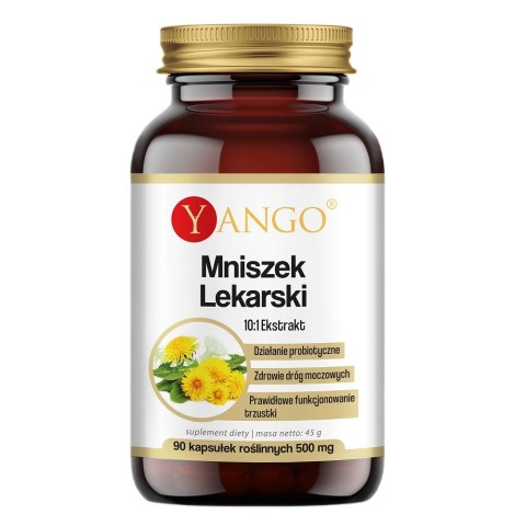 Yango Mniszek Lekarski ekstrakt 10:1 suplement diety 90 kapsułek