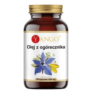 Yango Olej z ogórecznika suplement diety 60 kapsułek