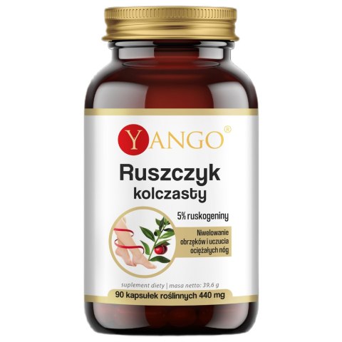 Yango Ruszczyk kolczasty ekstrakt 5% ruskogeniny suplement diety 90 kapsułek