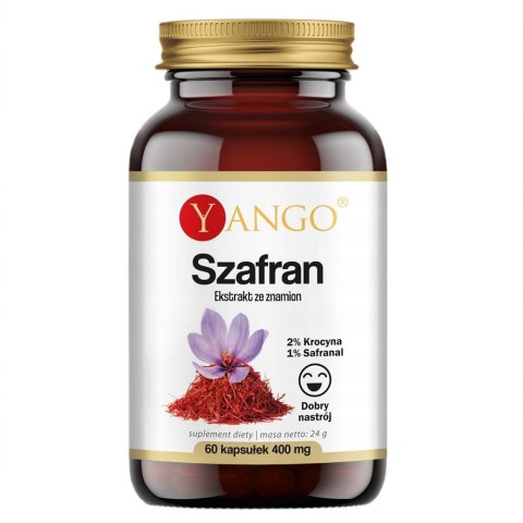 Yango Szafran ekstrakt ze znamion suplement diety 60 kapsułek