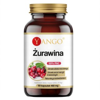Yango Żurawina 50% PAC suplement diety 60 kapsułek