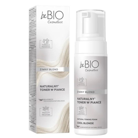 BeBio Ewa Chodakowska Naturalny toner w piance Zimny Blond 120ml
