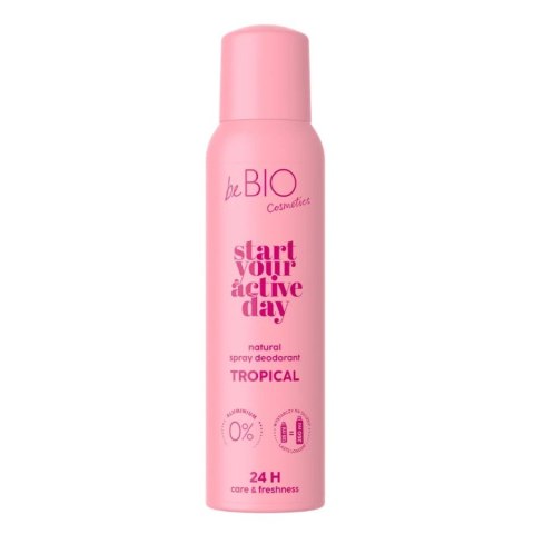 BeBio Ewa Chodakowska Start Your Active Day naturalny dezodorant w sprayu Tropical 125ml