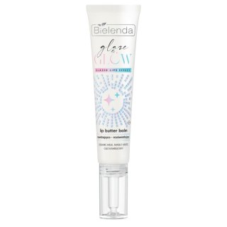 Bielenda Glaze & Glow Lip Butter Balm nawilżająco-rozświetlający balsam do ust White Pearl 10g