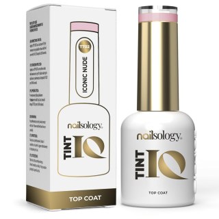 Clavier Nailsology Tint IQ Top Coat top hybrydowy TT02 Iconic Nude 8ml