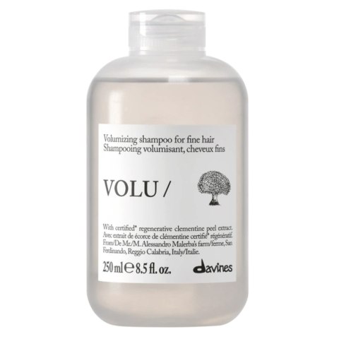 Davines Essential Haircare VOLU Shampoo szampon zwiększający objętość do włosów cienkich 250ml