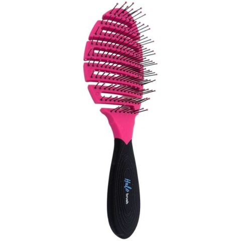 Halo Brush Flex Stream Pink szczotka wentylowana do rozczesywania włosów różowa (HB002)