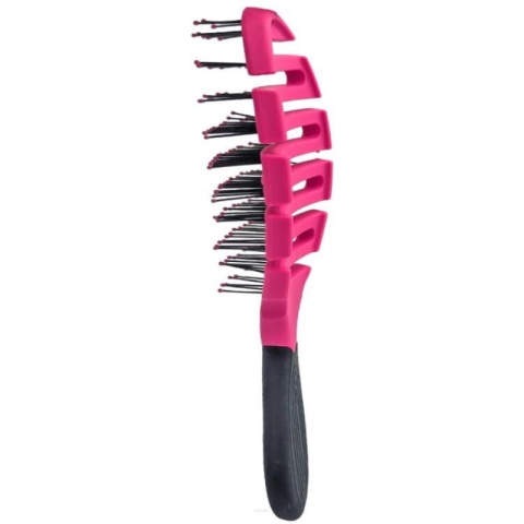 Halo Brush Flex Stream Pink szczotka wentylowana do rozczesywania włosów różowa (HB002)