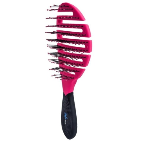 Halo Brush Flex Stream Pink szczotka wentylowana do rozczesywania włosów różowa (HB002)