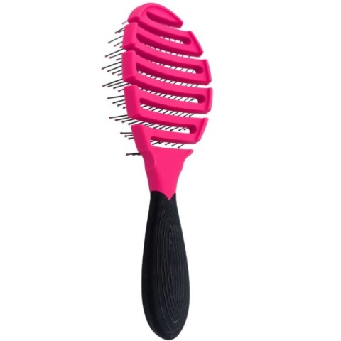 Halo Brush Flex Stream Pink szczotka wentylowana do rozczesywania włosów różowa (HB002)