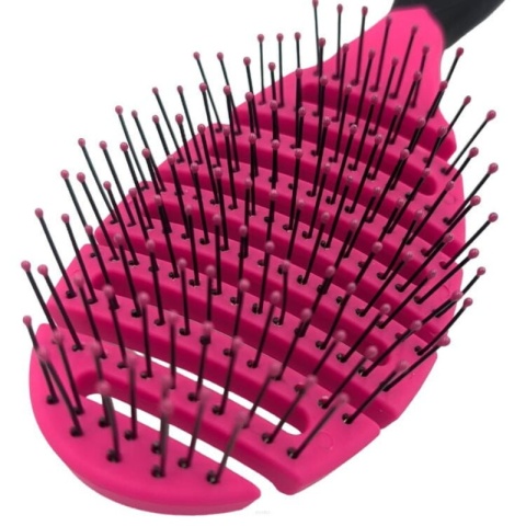 Halo Brush Flex Stream Pink szczotka wentylowana do rozczesywania włosów różowa (HB002)