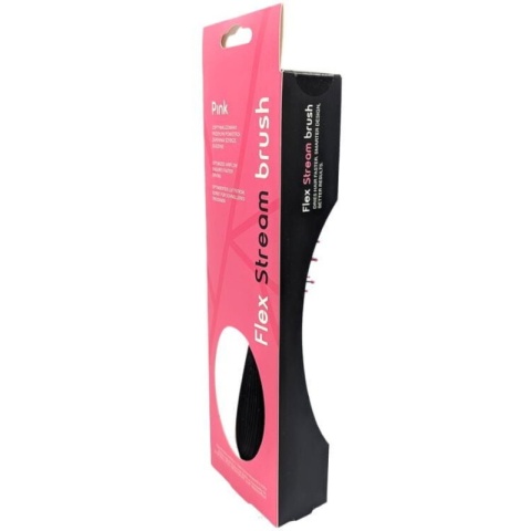 Halo Brush Flex Stream Pink szczotka wentylowana do rozczesywania włosów różowa (HB002)