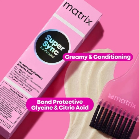Matrix Super Sync Pre-Bonded toner alkaiczny do włosów bez amoniaku 11GV 90ml