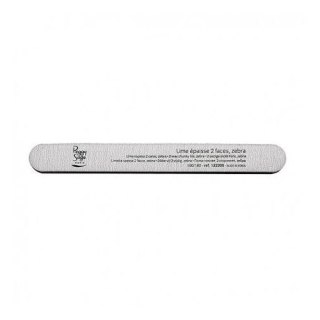 Peggy Sage 2-Way Giant Nail File Zebra Medium duży dwustronny pilnik do paznokci 180/180 Zebra 1szt