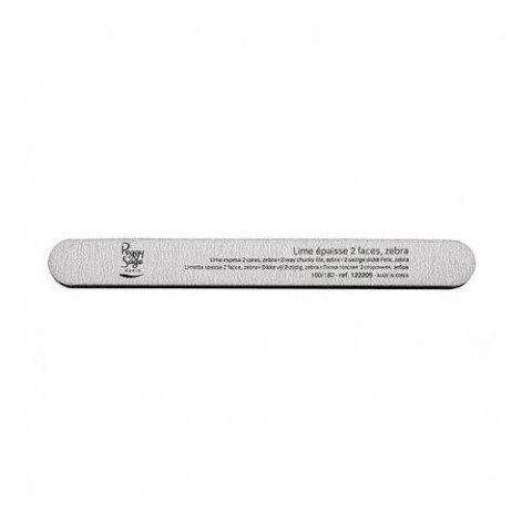 Peggy Sage 2-Way Giant Nail File Zebra Medium duży dwustronny pilnik do paznokci 180/180 Zebra 1szt