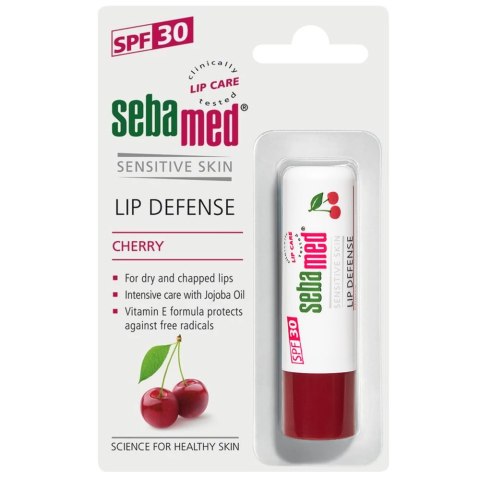 Sebamed Lip Defense SPF30 ochronna pomadka do ust Cherry 4.8g