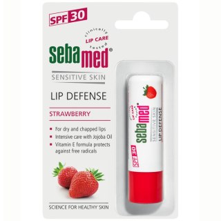Sebamed Lip Defense SPF30 ochronna pomadka do ust Strawberry 4.8g