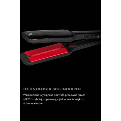 Upgrade Large Dual Bio Infrared Szeroka prostownica do włosów z jonizacją UG157E
