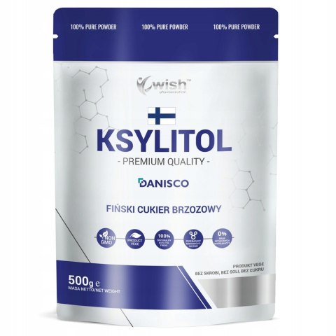 WISH Pharmaceutical Ksylitol fiński cukier brzozowy 1000g