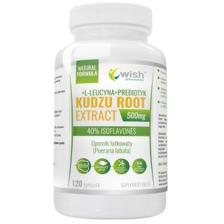 WISH Pharmaceutical Kudzu Root Extract 500mg suplement diety 120 kapsułek