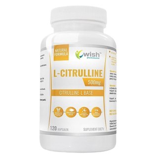 WISH Pharmaceutical L-Citrulline 500mg suplement diety 120 kapsułek