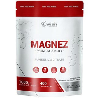 WISH Pharmaceutical Magnez cytrynian magnezu suplement diety w proszku 1000g