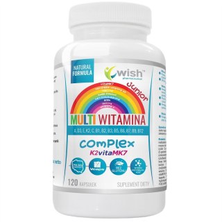 WISH Pharmaceutical Multiwitamina Complex Junior suplement diety 120 kapsułek