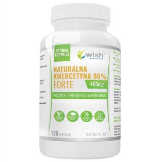 WISH Pharmaceutical Naturalna Kwercetyna 98% Forte 400mg suplement diety 120 kapsułek