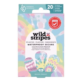 Wild Stripes Waterproof Secure plastry wodoodporne Rainbow 20szt.