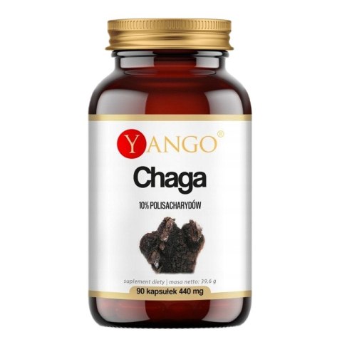Yango Chaga ekstrakt 10% polisacharydów suplement diety 90 kapsułek